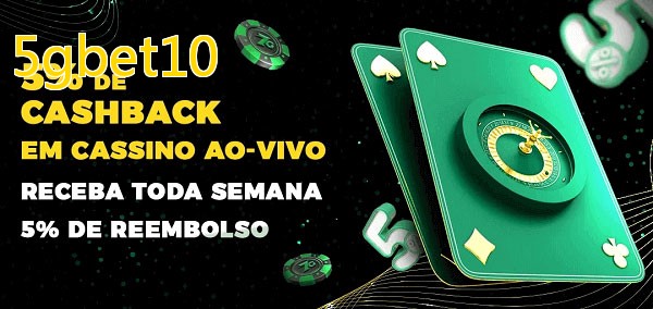 Promoções do cassino ao Vivo 5gbet10